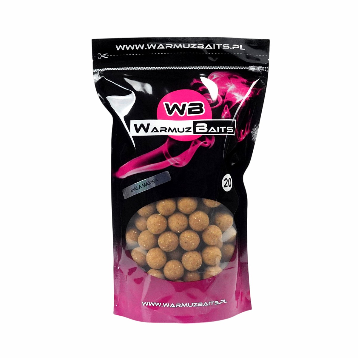 WarmuzBaits - Kulki Zanętowe Biała Mambarozmiar 20 mm / 900g - MPN: 67162 - EAN: 5902537374997