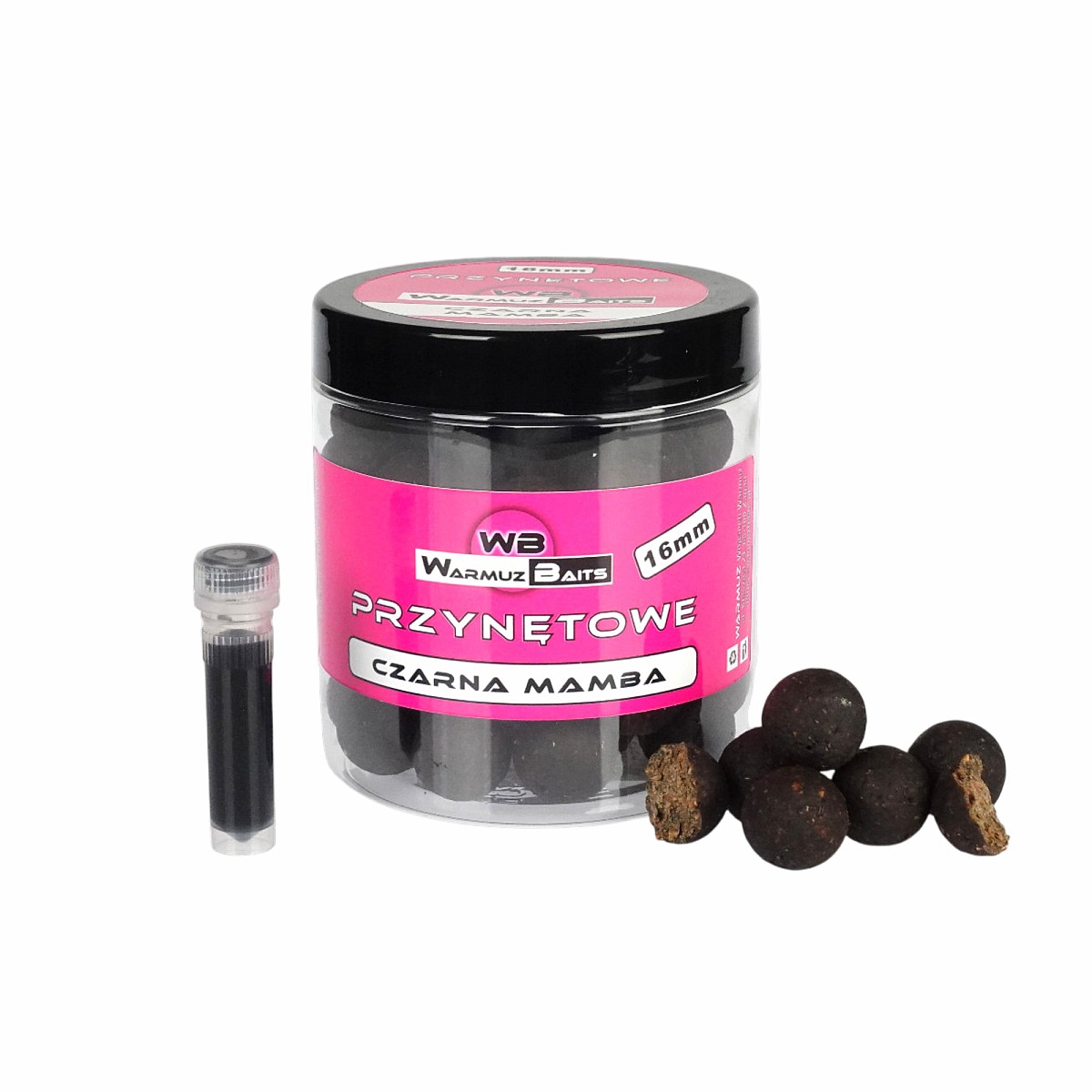WarmuzBaits - Kulki Przynętowe Czarna Mambarozmiar 16mm - MPN: 67169 - EAN: 5902537375093
