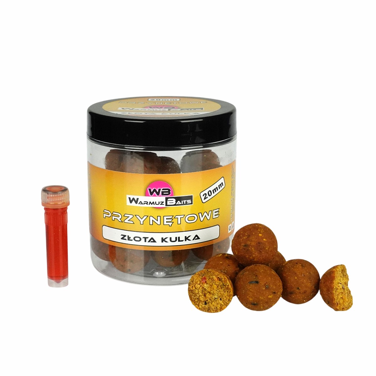 WarmuzBaits - Kulki Przynętowe Złota Kulkarozmiar 20mm - MPN: 67133 - EAN: 5902537374683