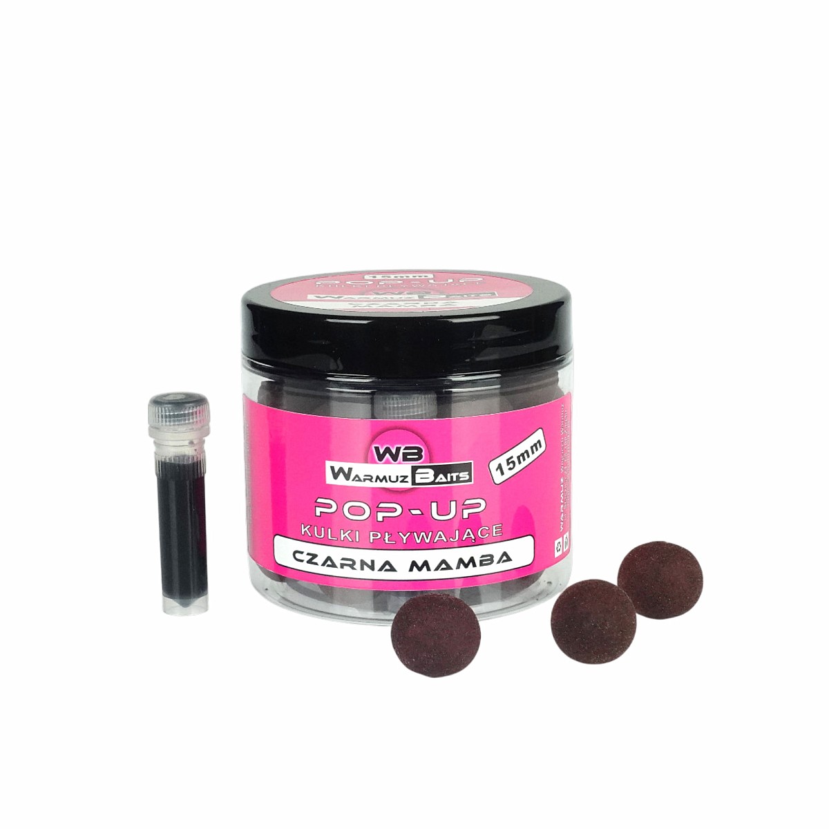 WarmuzBaits Pop-Up 15mm - Czarna Mambarozmiar 15 mm / 150ml - MPN: 67173 - EAN: 5902537375130