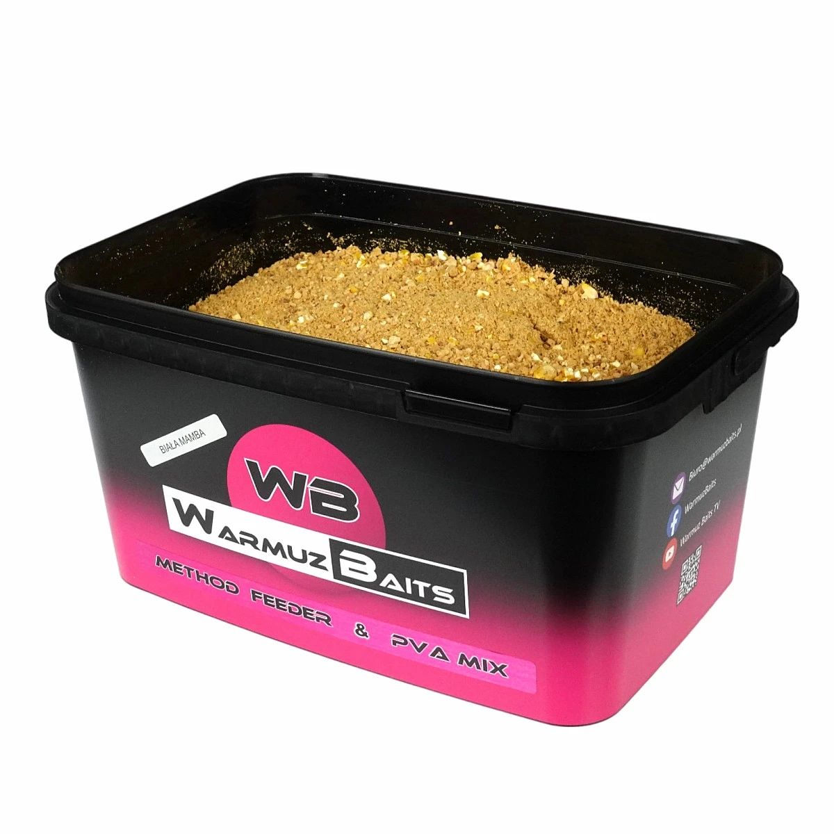 WarmuzBaits Method Feeder & PVA Mix - Mamba Albăambalaj 3kg (găleată) - MPN: 67179 - EAN: 5902537375192