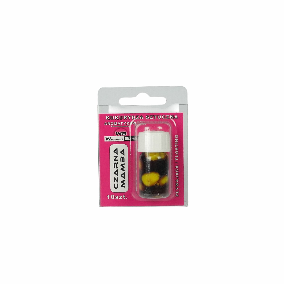 WarmuzBaits - Sztuczna Kukurydza Czarna Mambaopakowanie fiolka 10 sztuk - MPN: 67192 - EAN: 5902537375307