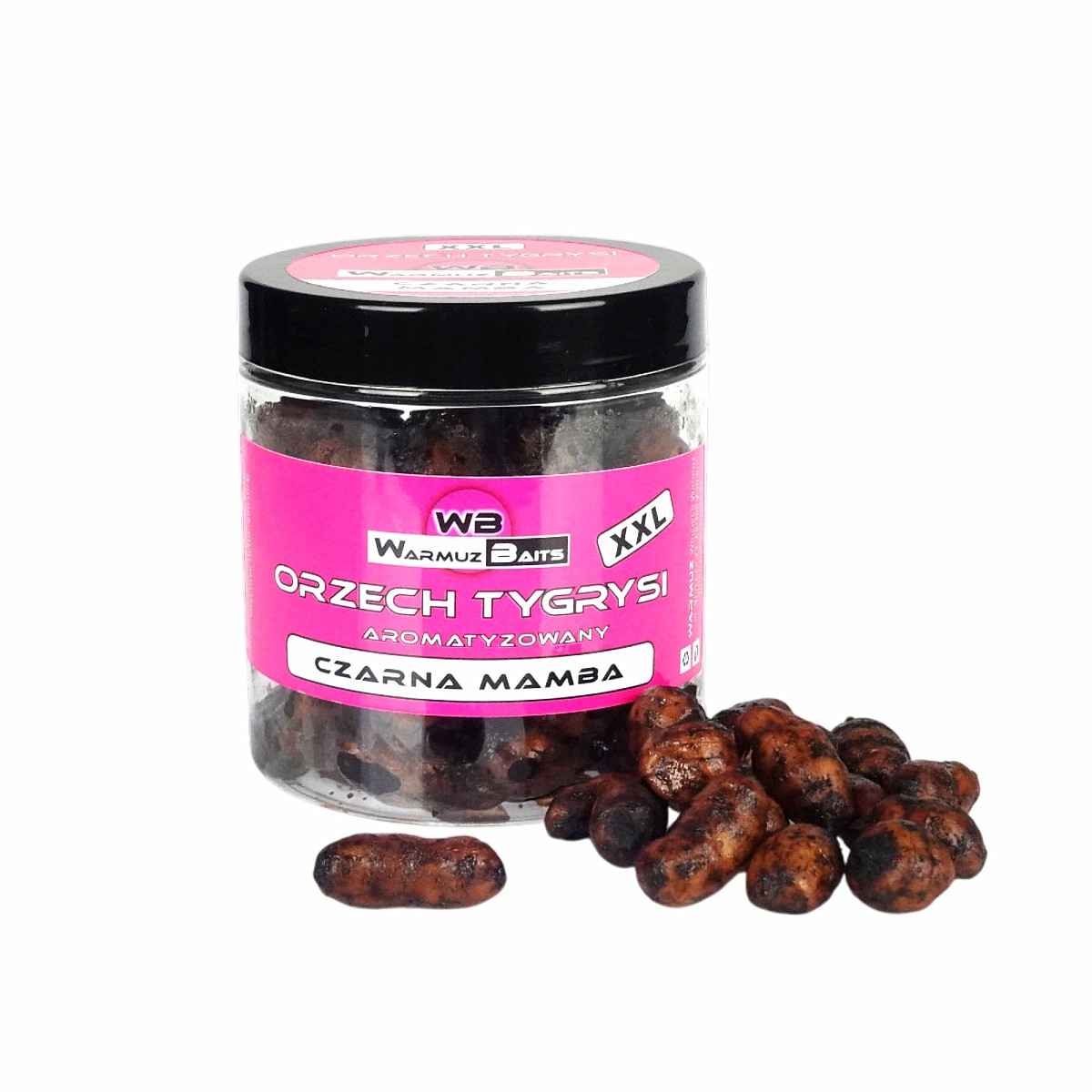 WarmuzBaits - Orzech Tygrysi XXL Aromatyzowany Czarna Mambaopakowanie 250ml - MPN: 67195 - EAN: 5902537375338
