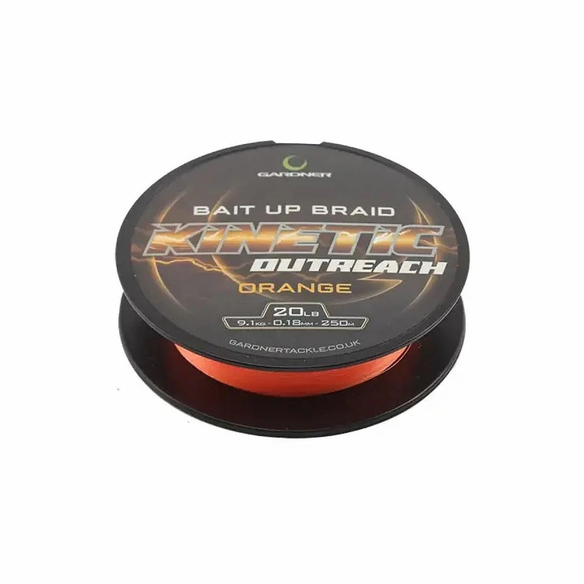 Gardner Kinetic Outreach Bait-Up Braid - Orangeмодель 20 lb (0,20mm) / 250m - MPN: XKOBU - EAN: 5060573465106