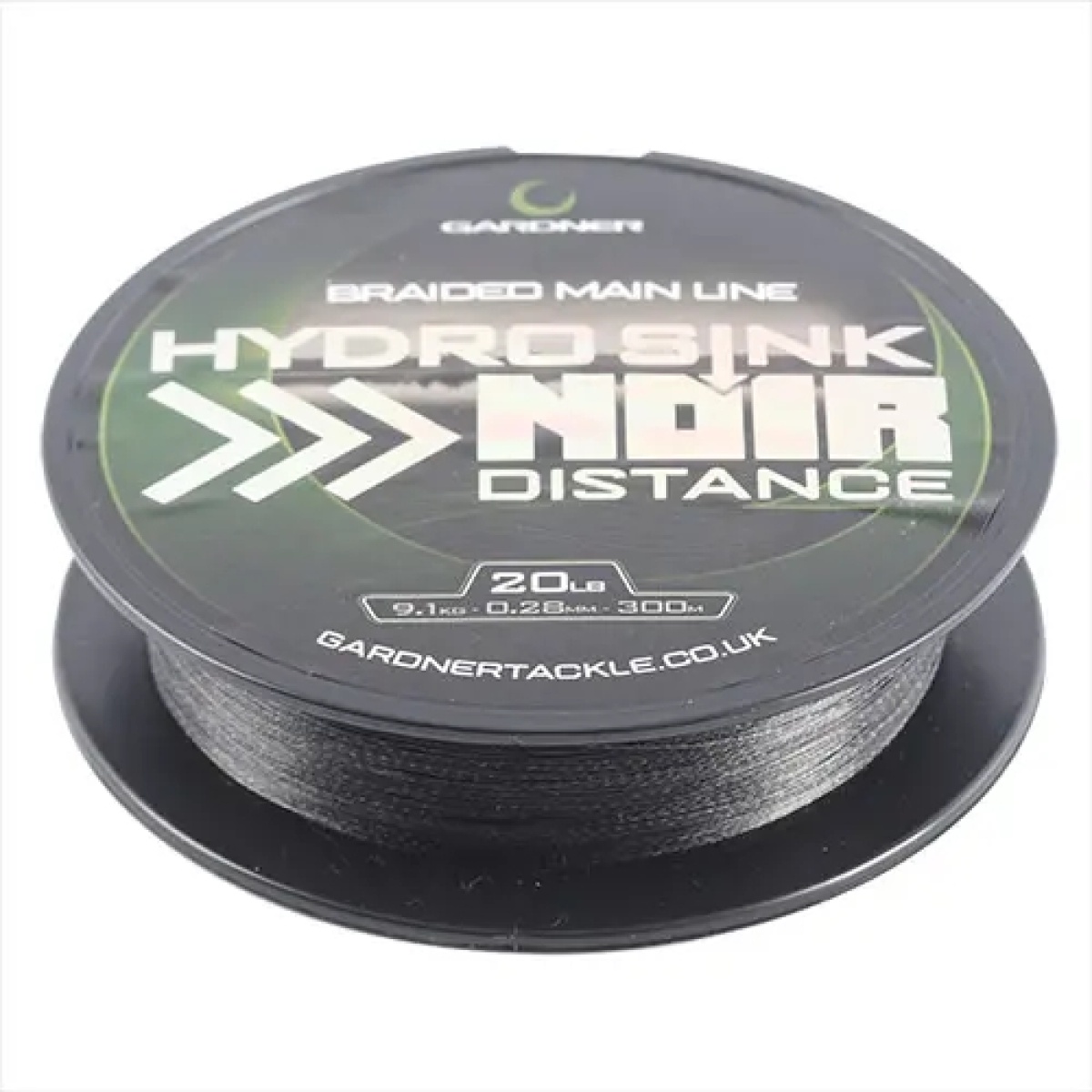 Gardner Hydro-Sink Noir Distance Braidmodel 20lb / 0.28mm / 300m - MPN: XHS20N - EAN: 5060573464987