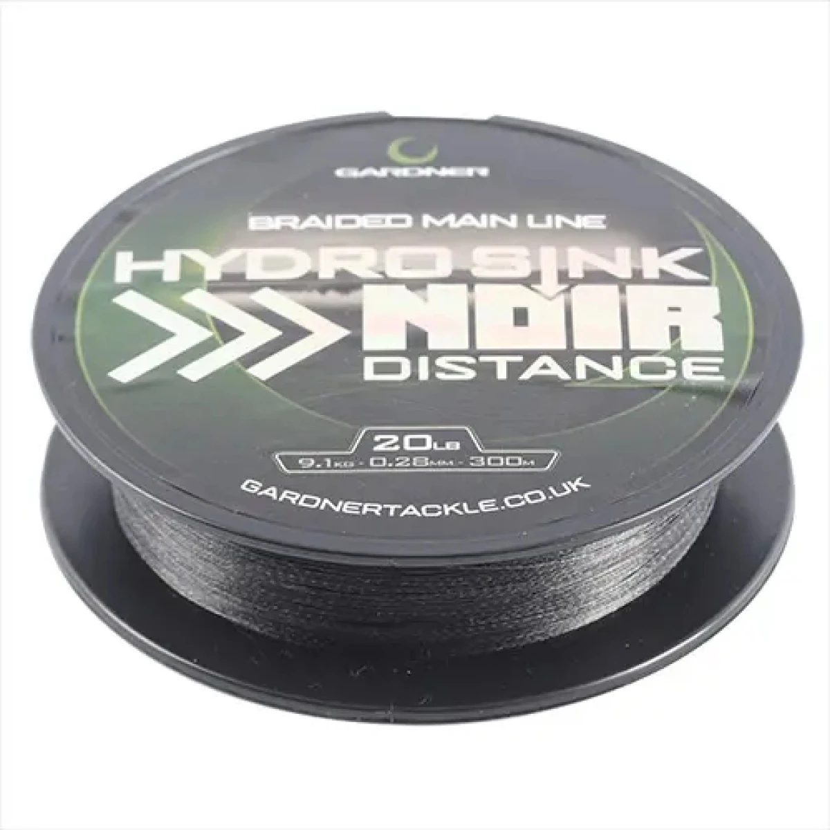 Gardner Hydro-Sink Noir Distance Braidмодель 20lb / 0.28mm / 300m - MPN: XHS20N - EAN: 5060573464987