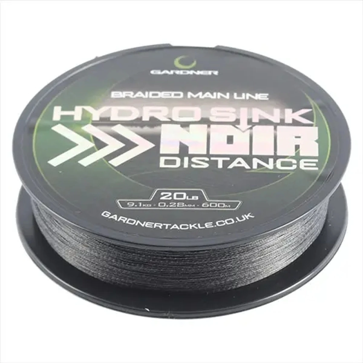 Gardner Hydro-Sink Noir Distance Braidмодель 20lb / 0.28mm / 600m - MPN: XHS20NB - EAN: 5060573464994