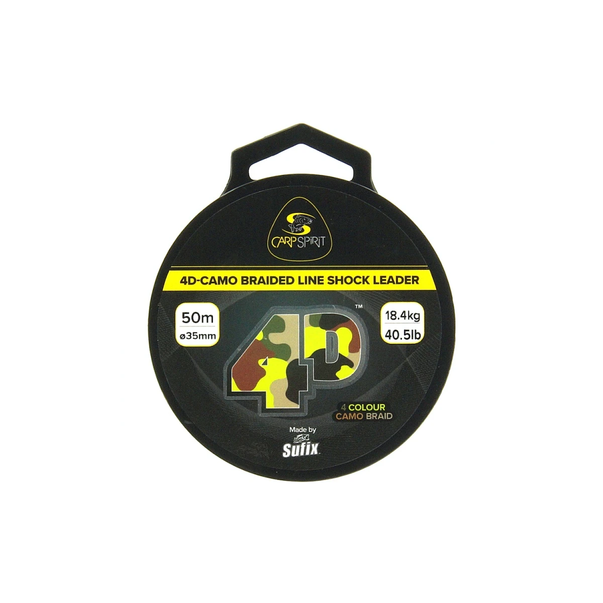 Carp Spirit 4D Shock Leadermodello 0.35mm / 40lb - 50m - MPN: ACS640099 - EAN: 3422993067322