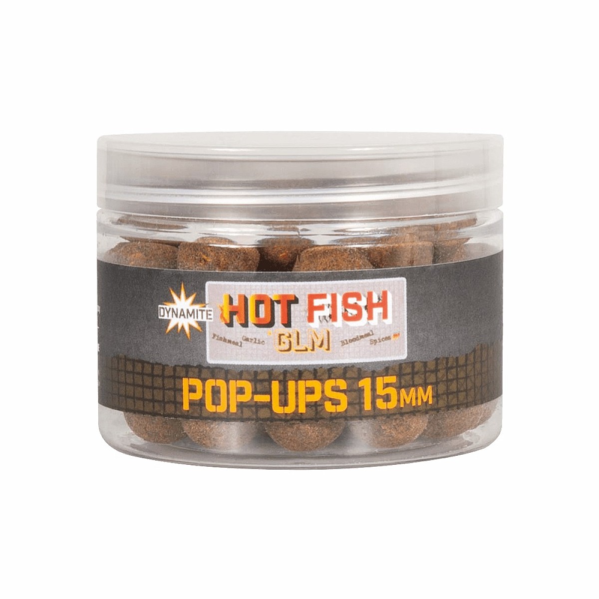DynamiteBaits Foodbait Pop-Ups 15mm - Hot Fish & GLMrozmiar 15 mm - MPN: DY1953 - EAN: 5031745230341