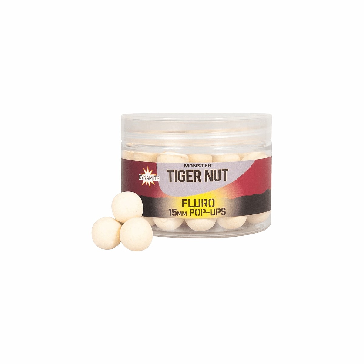 DynamiteBaits Monster Tigernut Fluoro Pop Ups 15mmrozmiar 15 mm - MPN: DY1967 - EAN: 5031745230549