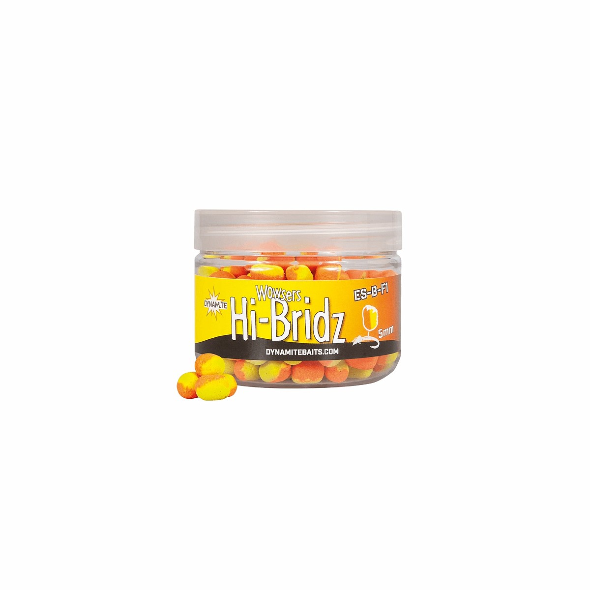 DynamiteBaits Wowsers HI-Bridz ES-L - Yellow Orangerozmiar 5mm - MPN: DY1546 - EAN: 5031745230204