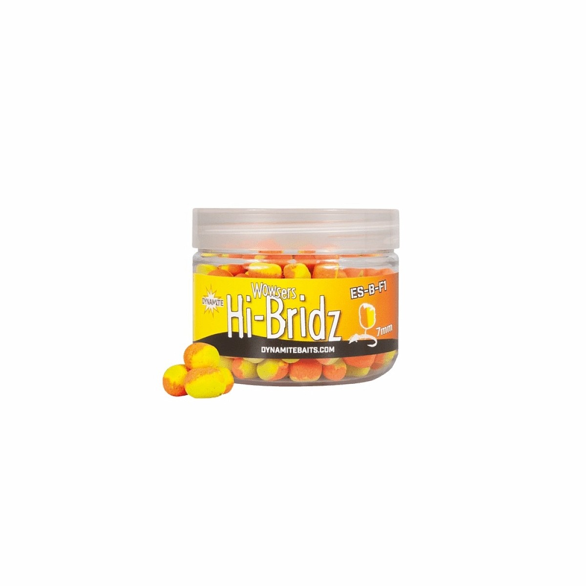 DynamiteBaits Wowsers HI-Bridz ES-L - Yellow Orangerozmiar 7mm - MPN: DY1548 - EAN: 5031745230242
