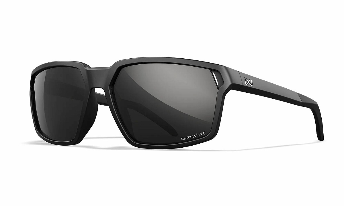 WileyX SIERRA CAPTIVATE Polarized Black Mirror Frame Matte Black - MPN: AC6SRA05 - EAN: 712316023726