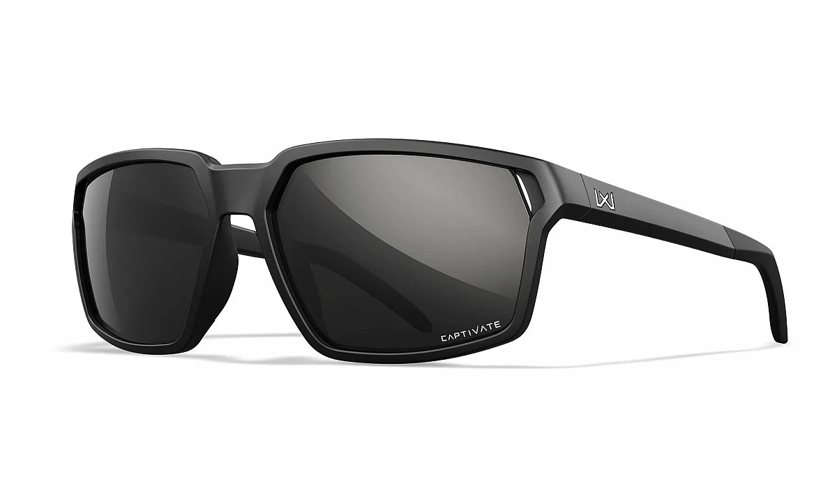 WileyX SIERRA CAPTIVATE Polarized Black Mirror Frame Matte Black - MPN: AC6SRA05 - EAN: 712316023726