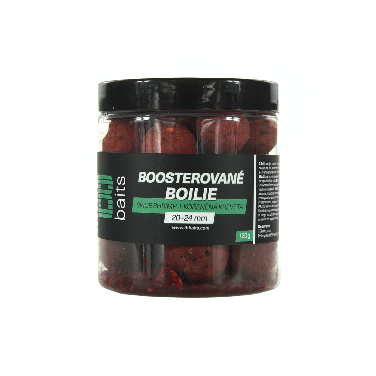 TB Baits Spice Shrimp Boosted Boilierozmiar 20-24mm / 120g - MPN: TB00796 - EAN: 8596601007965
