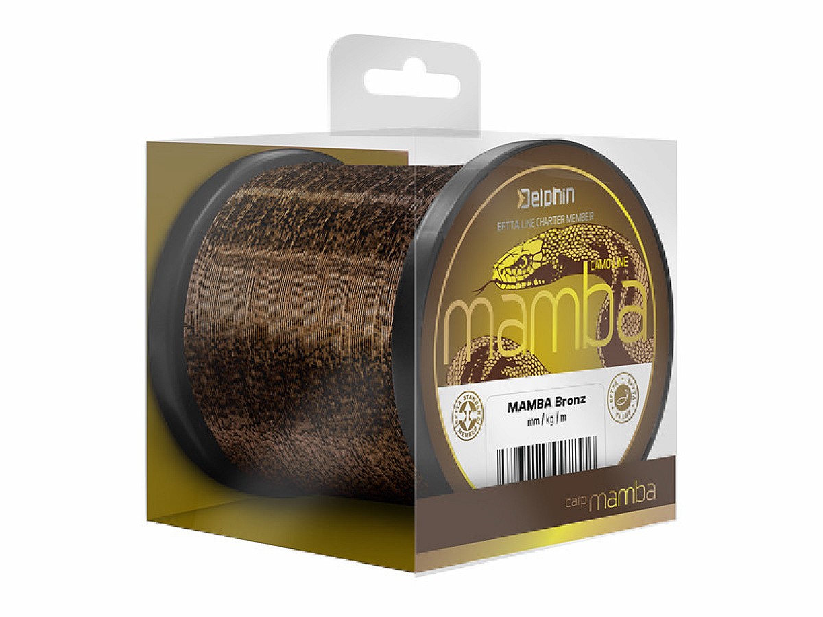 Delphin MAMBA Carp Bronzrodzaj 0,30mm / 7,0kg / 300m - MPN: 101002710 - EAN: 8585066513388