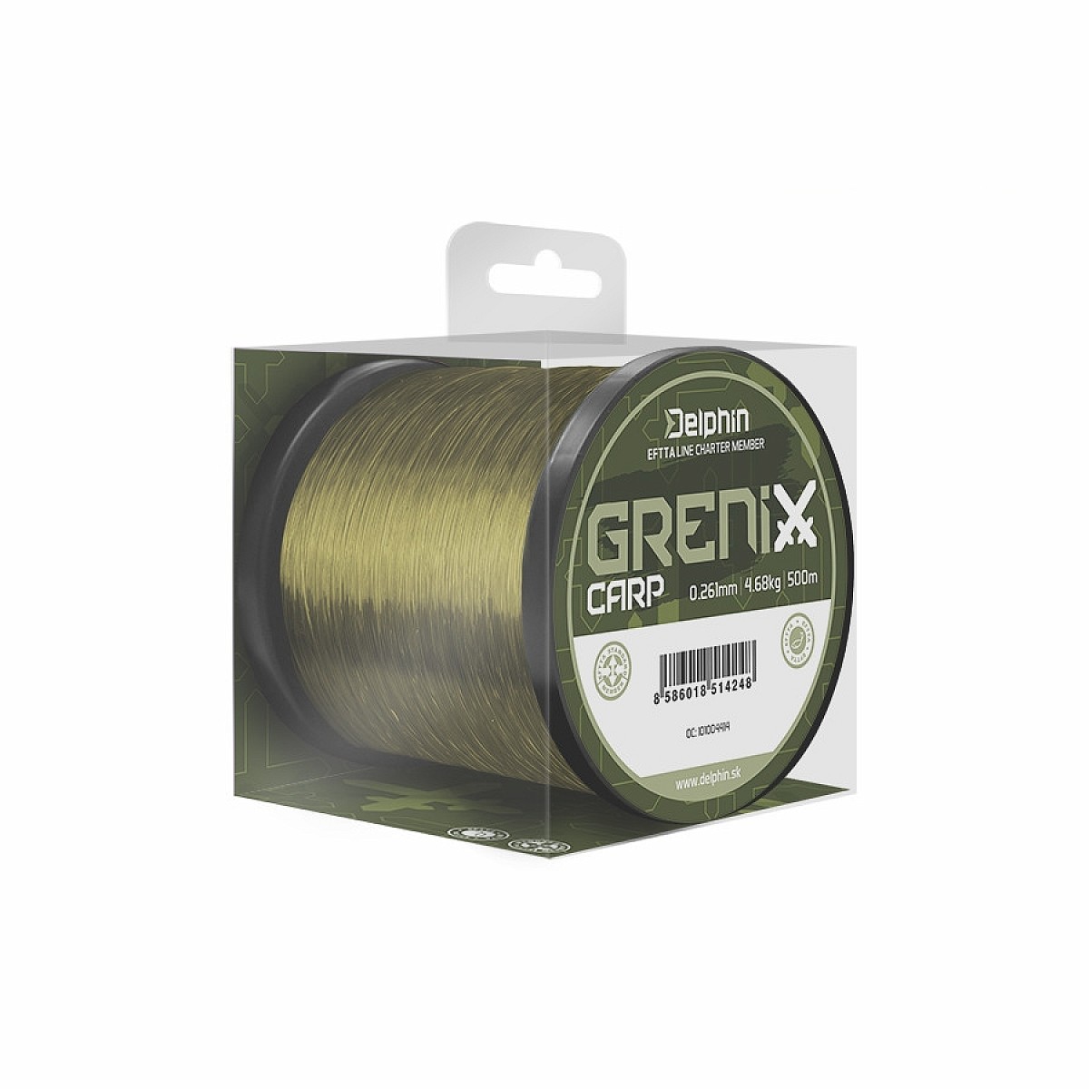 Delphin GRENIX CarpLinemodel 0,309mm / 6,55kg / 500m - MPN: 101004416 - EAN: 8586018514262