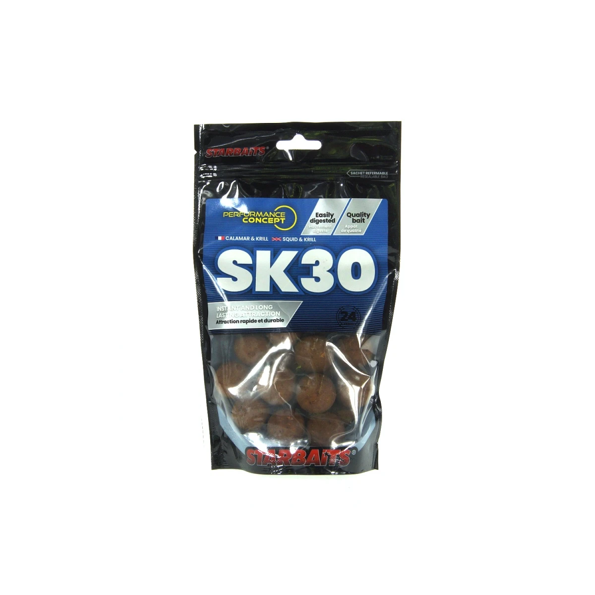 Starbaits Performance Boilies - SK30taille 24 mm / 0,2kg - MPN: 63070 - EAN: 3297830630706