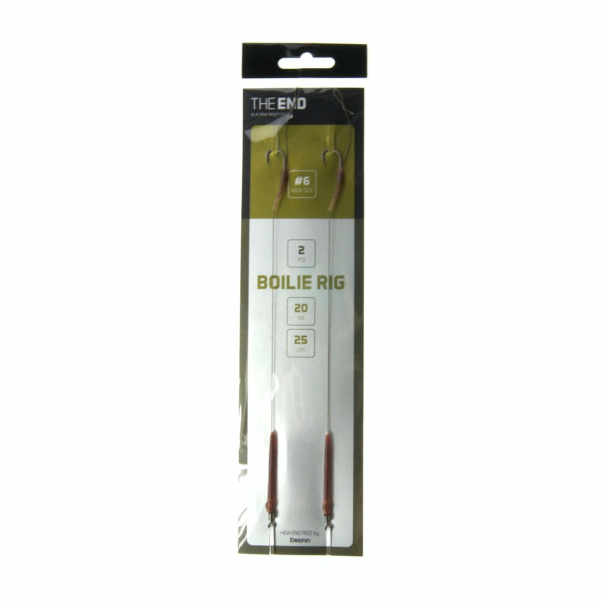 Delphin THE END Boilie Rig 6 / 20cm / 25lb - MPN: 830410616 - EAN: 8586018454681