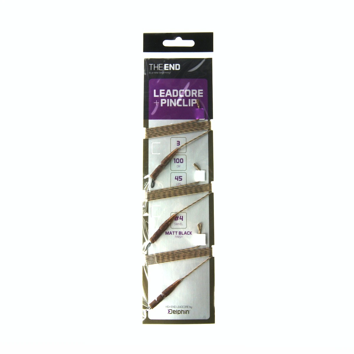Delphin THE END Leadcore Pin Cliplunghezza 100cm - MPN: 830410701 - EAN: 8586018467797