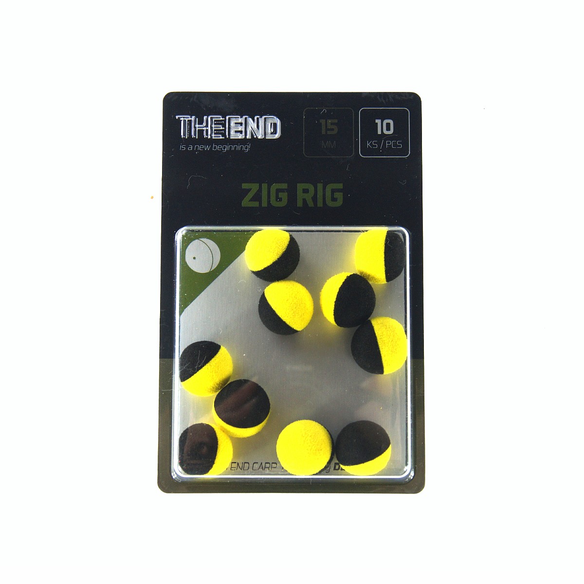 Delphin THE END Zig Rig - Czarno-Żółterozmiar 15mm - MPN: 830420015 - EAN: 8586018466219