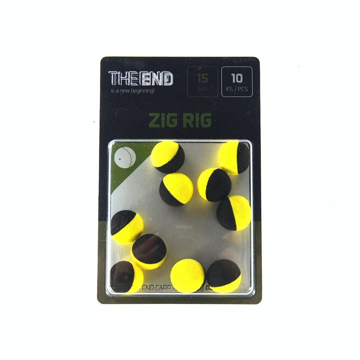 Delphin THE END Zig Rig - Negru-Galbenmărimea 15mm - MPN: 830420015 - EAN: 8586018466219