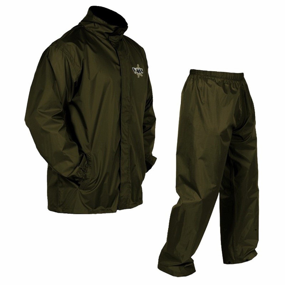 Vass Vass-Tex Lightweight Waterproof Packaway Jacket & Trouser Set - Khakirozmiar S - MPN: VW130-54/7/S