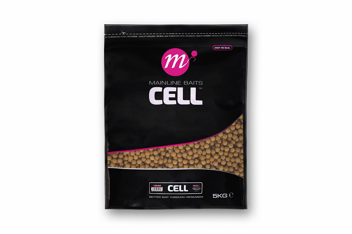 Mainline Shelf Life Boilies - Cell - USZKODZONE OPAKOWANIErozmiar 15mm / 5kg - EAN: 200000096564