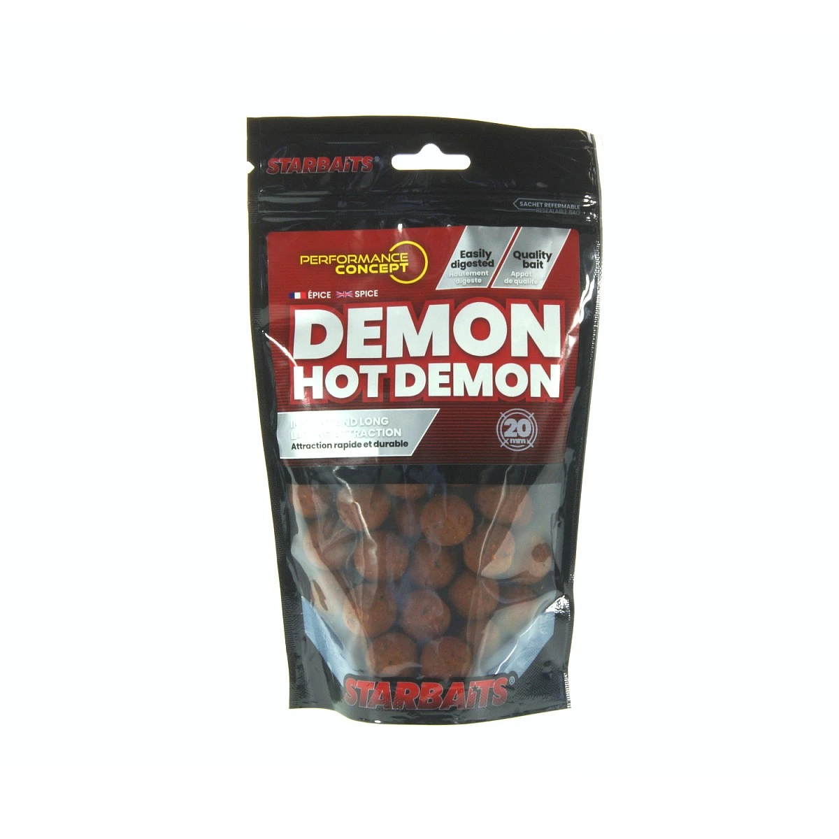 Starbaits Performance Boilies - Hot Demonmărimea 20 mm / 0,2kg - MPN: 63073 - EAN: 3297830630737