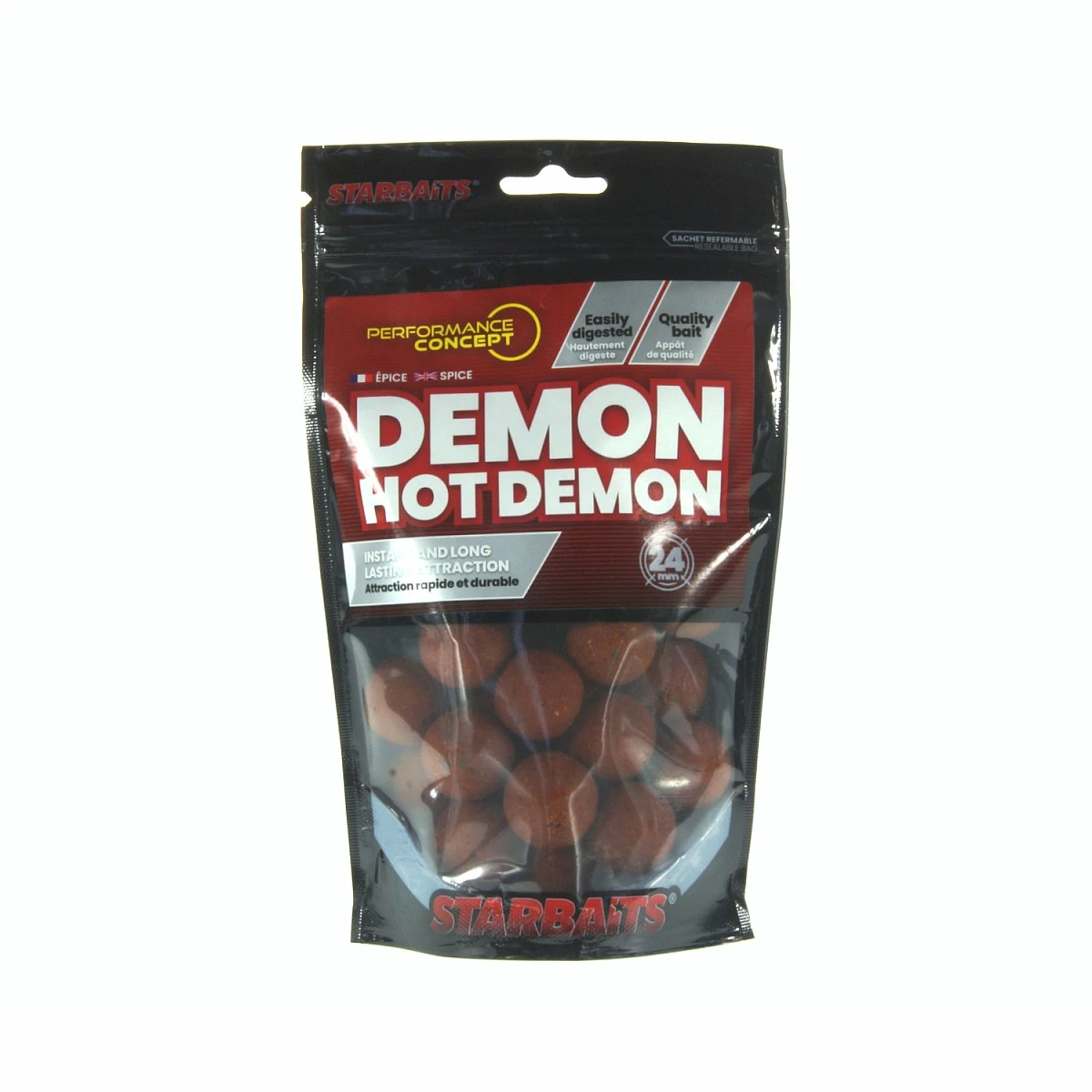 Starbaits Performance Boilies - Hot Demonmărimea 24 mm / 0,2kg - MPN: 63074 - EAN: 3297830630744