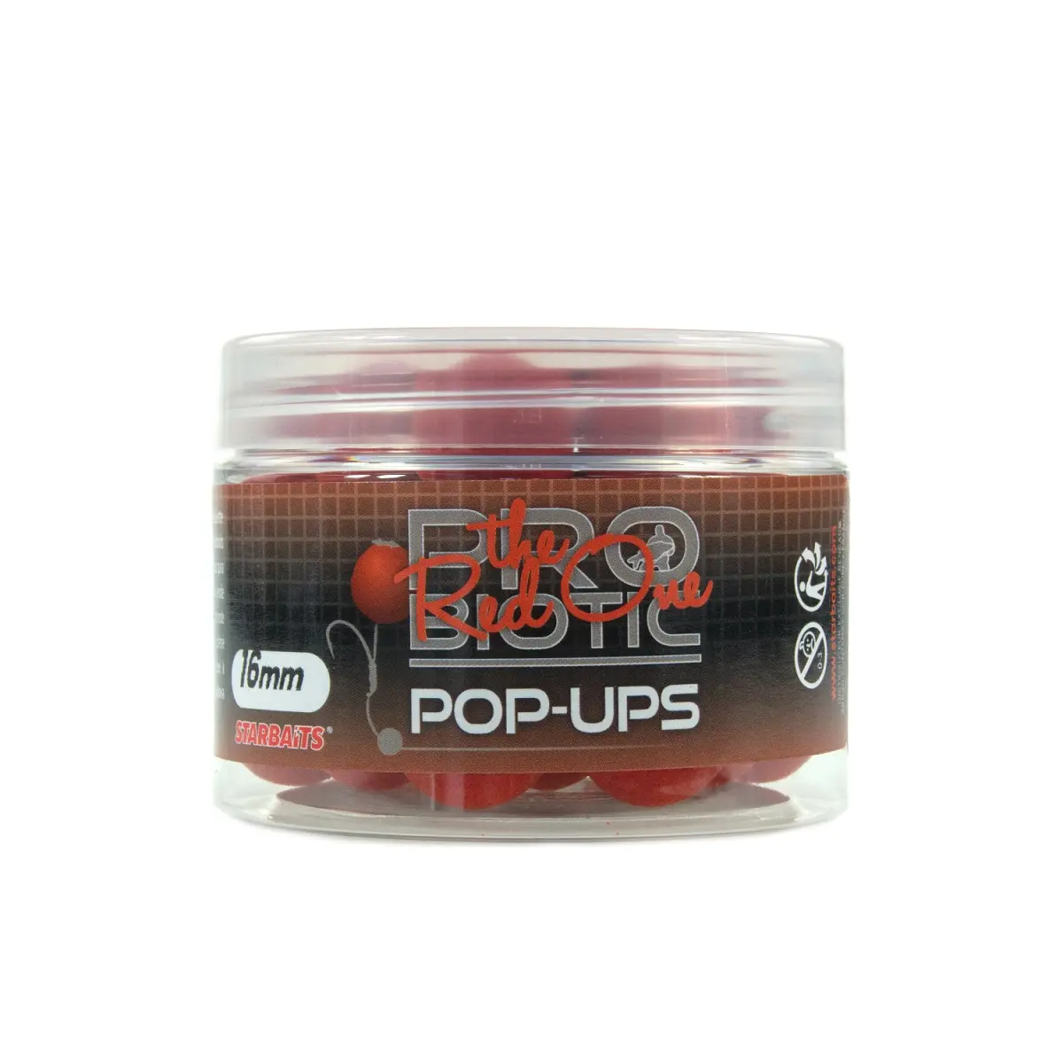NEW Starbaits Probiotic Pop-Ups - The Red One mărimea 16mm/50g - MPN: 84107 - EAN: 3297830841072