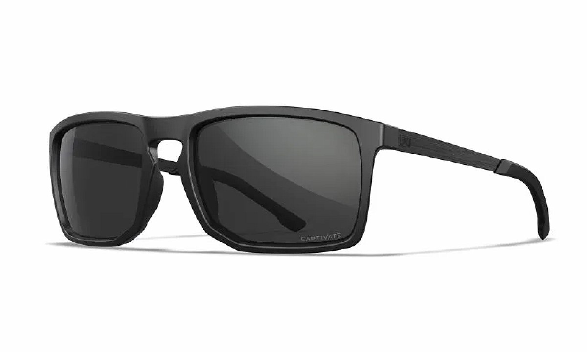 WileyX AXE Captivate Polarized Grey Matte Black Frame - MPN: AC6AXE02 - EAN: 712316091268
