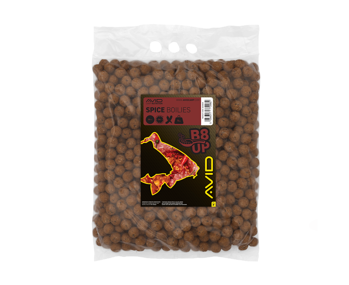 Avid Carp B8-Up Spice Boilieswersja 20mm / 5kg - MPN: A0650035 - EAN: 5056317772982