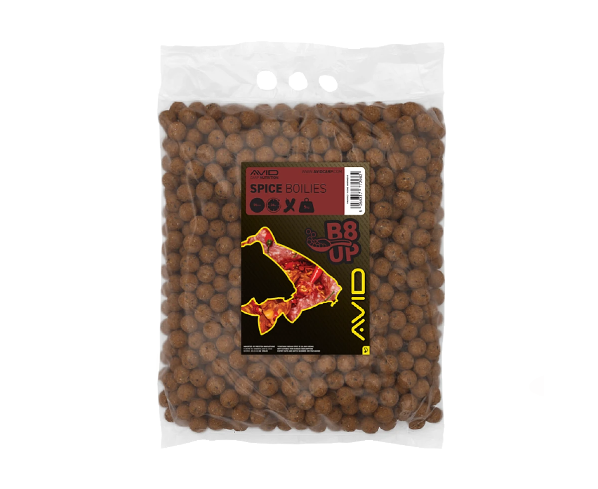 Avid Carp B8-Up Spice Boiliesversiune 20mm / 5kg - MPN: A0650035 - EAN: 5056317772982