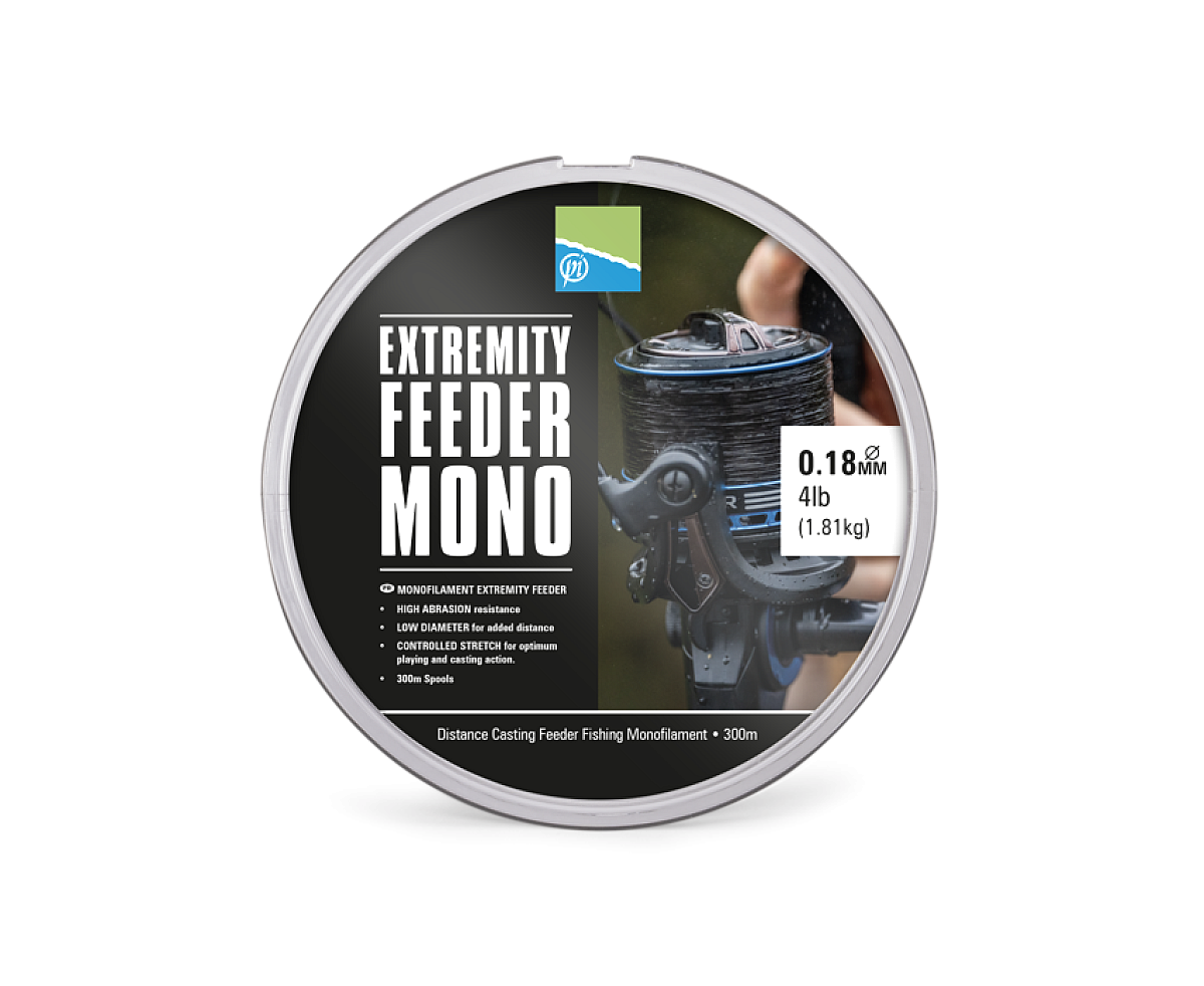 Preston Innovations Extremity Feeder Mono 300mrodzaj 0.18mm (4lb/1.81kg) - 300m - MPN: P0270043 - EAN: 5056317760798