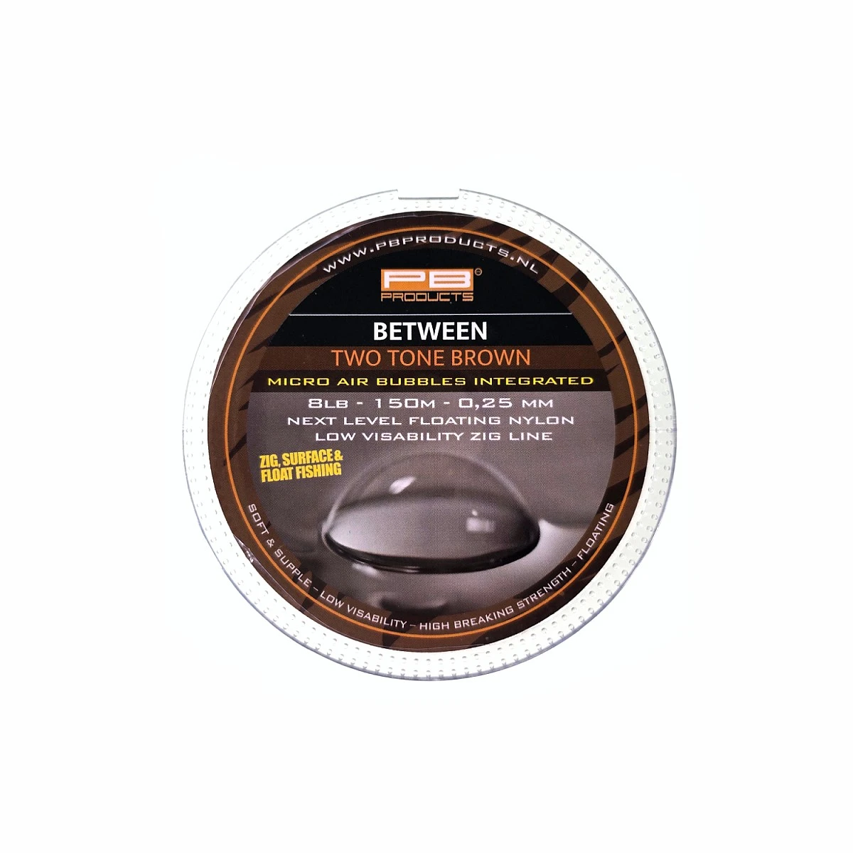 PB Between Zig Line - Two Tone Brown 0.30mm / 12lb - 150 mdiametro 0.30mm / 12lb - 150 m - MPN: 26262 - EAN: 8717524262624
