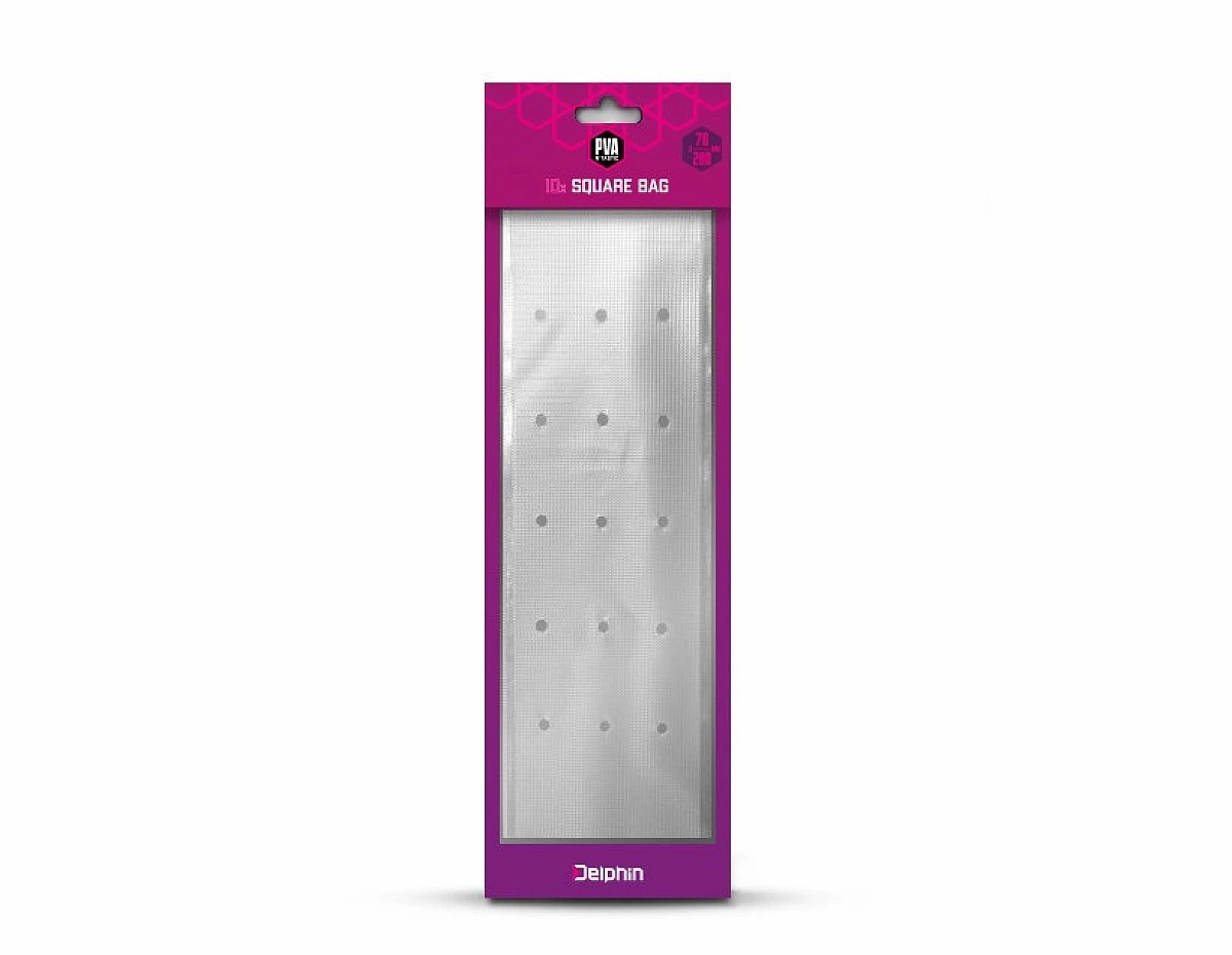Delphin PVA NTastic Square Bag with Holestamaño 200 x 70mm / 10szt - MPN: 101003061 - EAN: 8586018016193