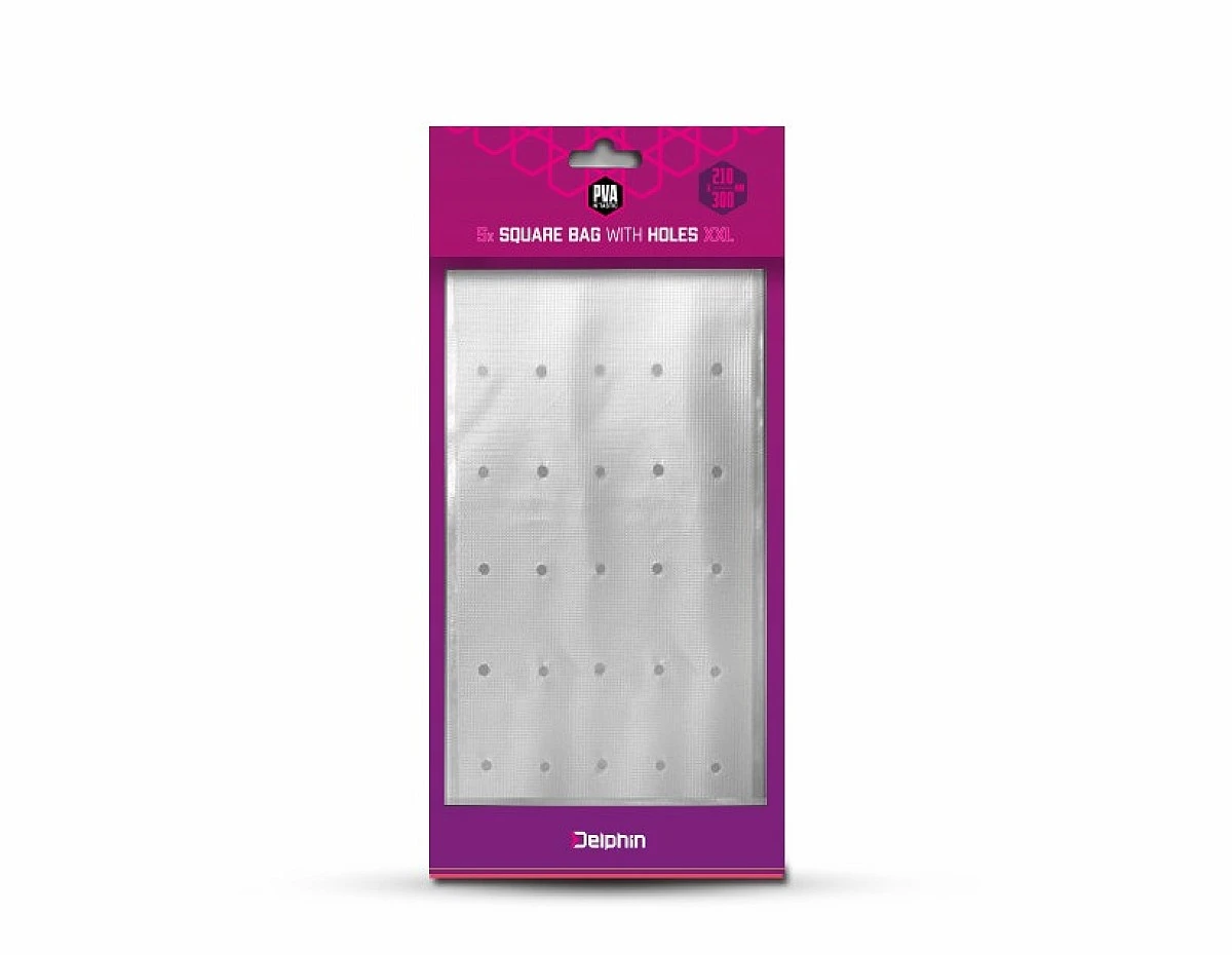 Delphin PVA NTastic Square Bag with Holestamaño 300 x 210mm / 5szt - MPN: 101003060 - EAN: 8586018016186