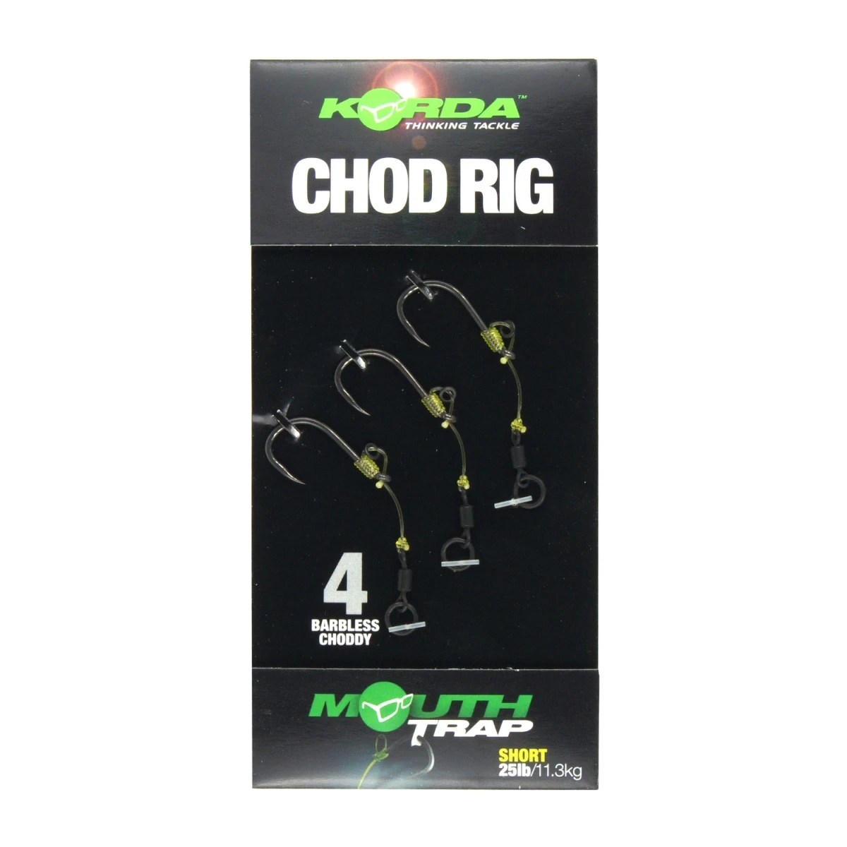 Korda Chod Rig - Short (Barbless)modelis 4 (Trumpa) bešerės - MPN: KCR024 - EAN: 5060062115246