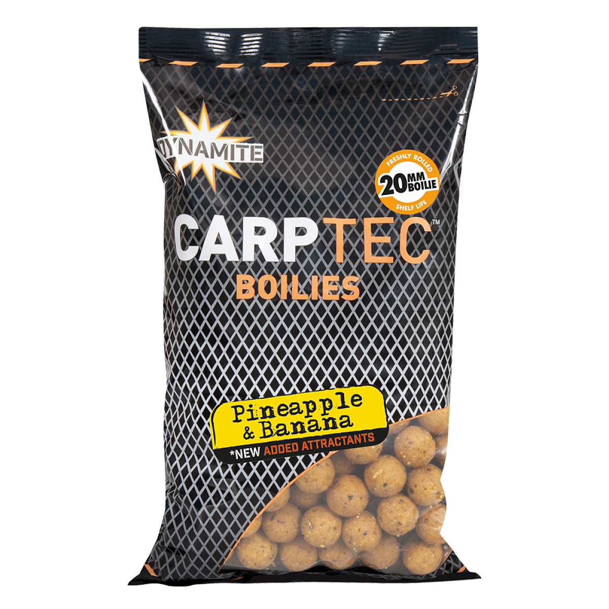 DynamiteBaits Carp Tec Boilies - Pineapple & Banana - USZKODZONE OPAKOWANIErozmiar 20mm / 900g - EAN: 200000097219