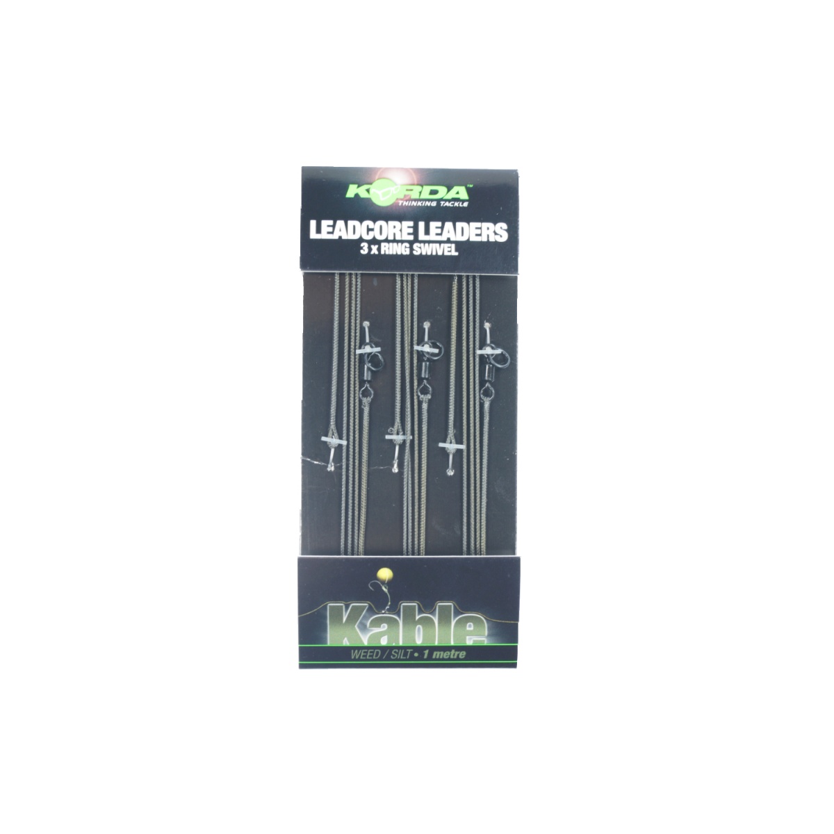 Korda Leadcore Leader Ring Swivelkolor Weed/Silt - MPN: LLRSW - EAN: 5060062115321