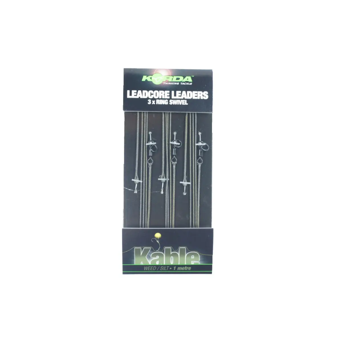 Korda Leadcore Leader Ring Swivelcolore Erba/Fango - MPN: LLRSW - EAN: 5060062115321