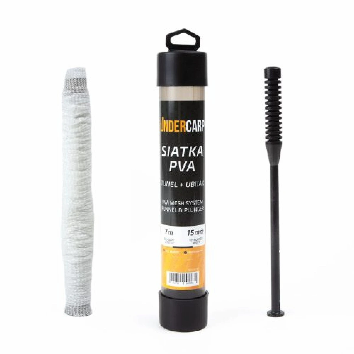 UnderCarp - Rete PVA Tunnel + Pestello 15mm 7mversione 15mm / 7m - MPN: UC761 - EAN: 5902721608860