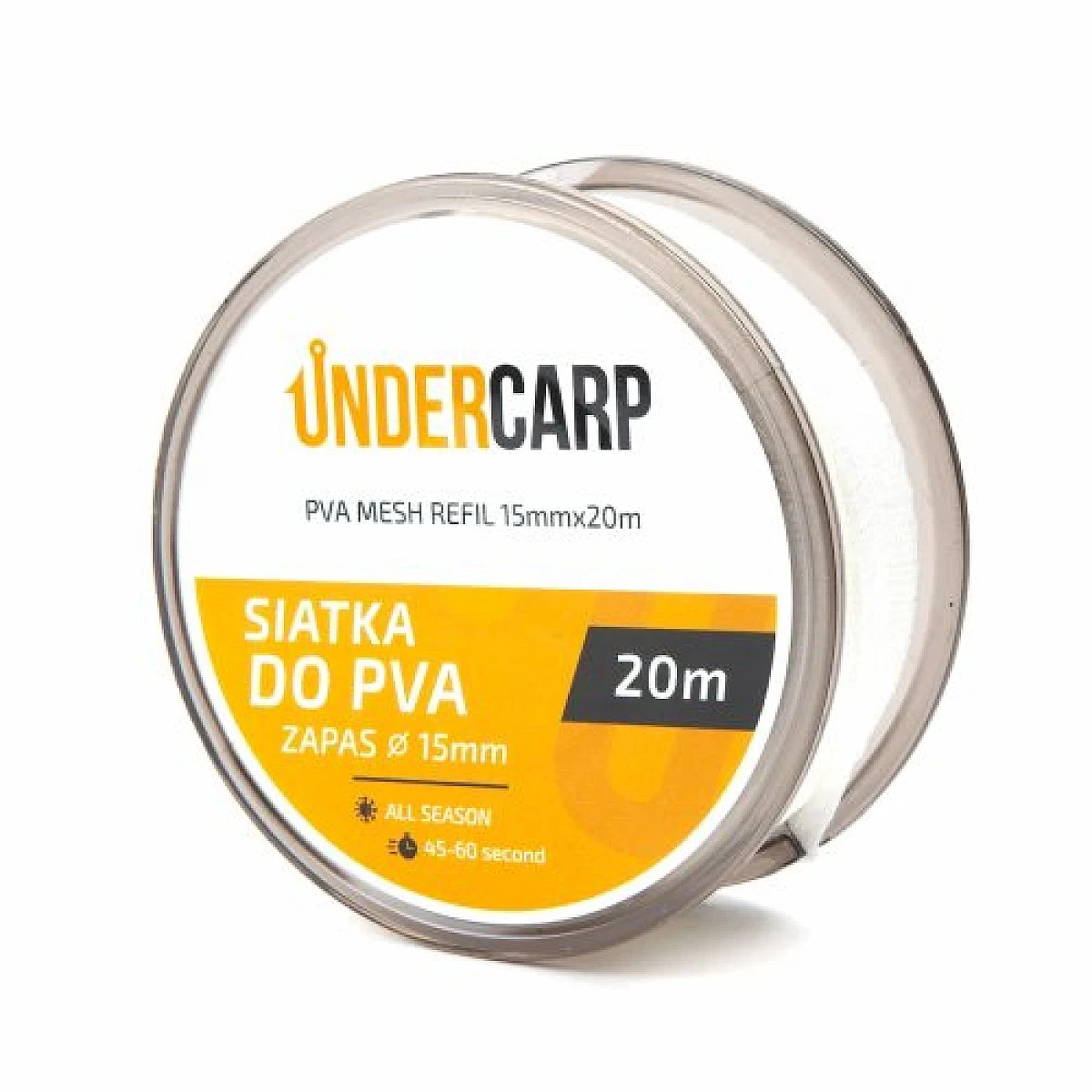 UnderCarp - Rete di Ricambio PVA 15mm 20mversione 15mm / 20m - MPN: UC765 - EAN: 5902721608907