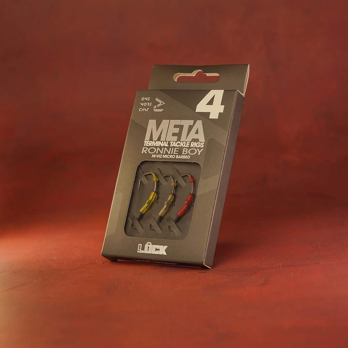 One More Cast Lock Hook Ronnie Boy Hi-Viz Pack - Barbeddydis 4 - MPN: OMCVRB4 - EAN: 5060939136022