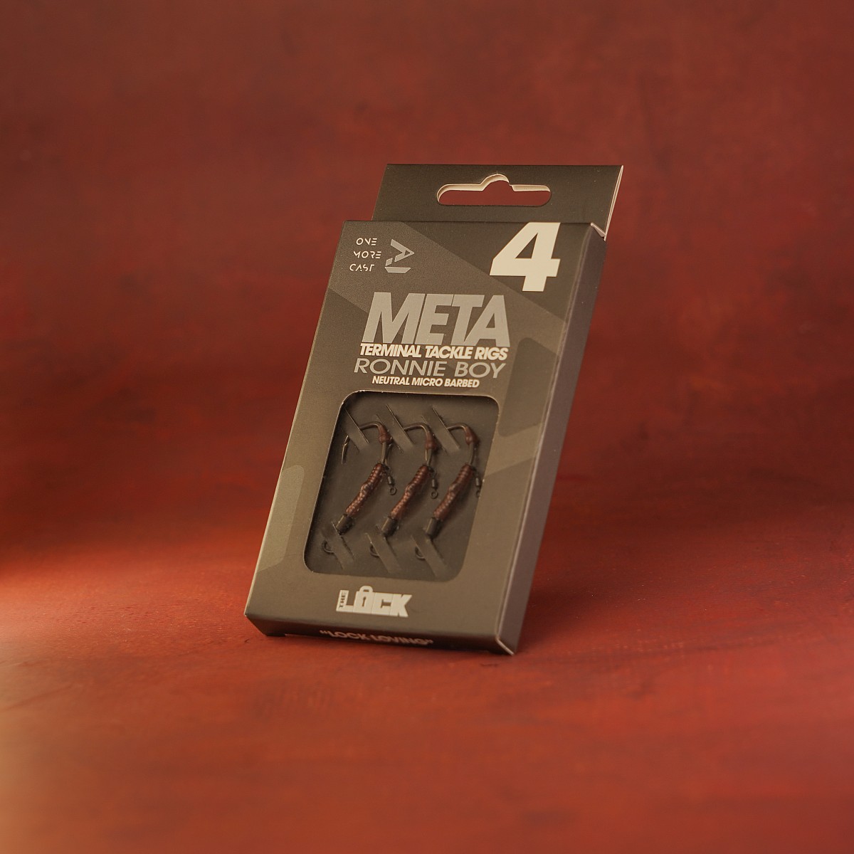One More Cast Lock Hook Ronnie Boy Neutral Pack - Barbedrozmiar 4 - MPN: OMCNRB4 - EAN: 5060939136077