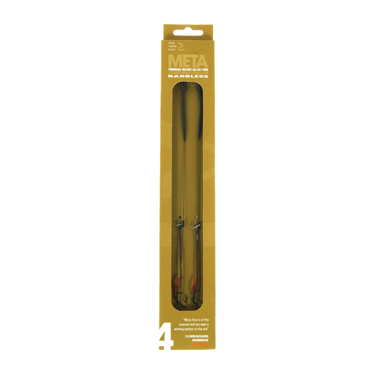 One More Cast Blend Leadcore Lead Clip Horseshoe - Barblessmisurare 4 (senza ardiglione) - MPN: OMCLBB1 - EAN: 5060939134264
