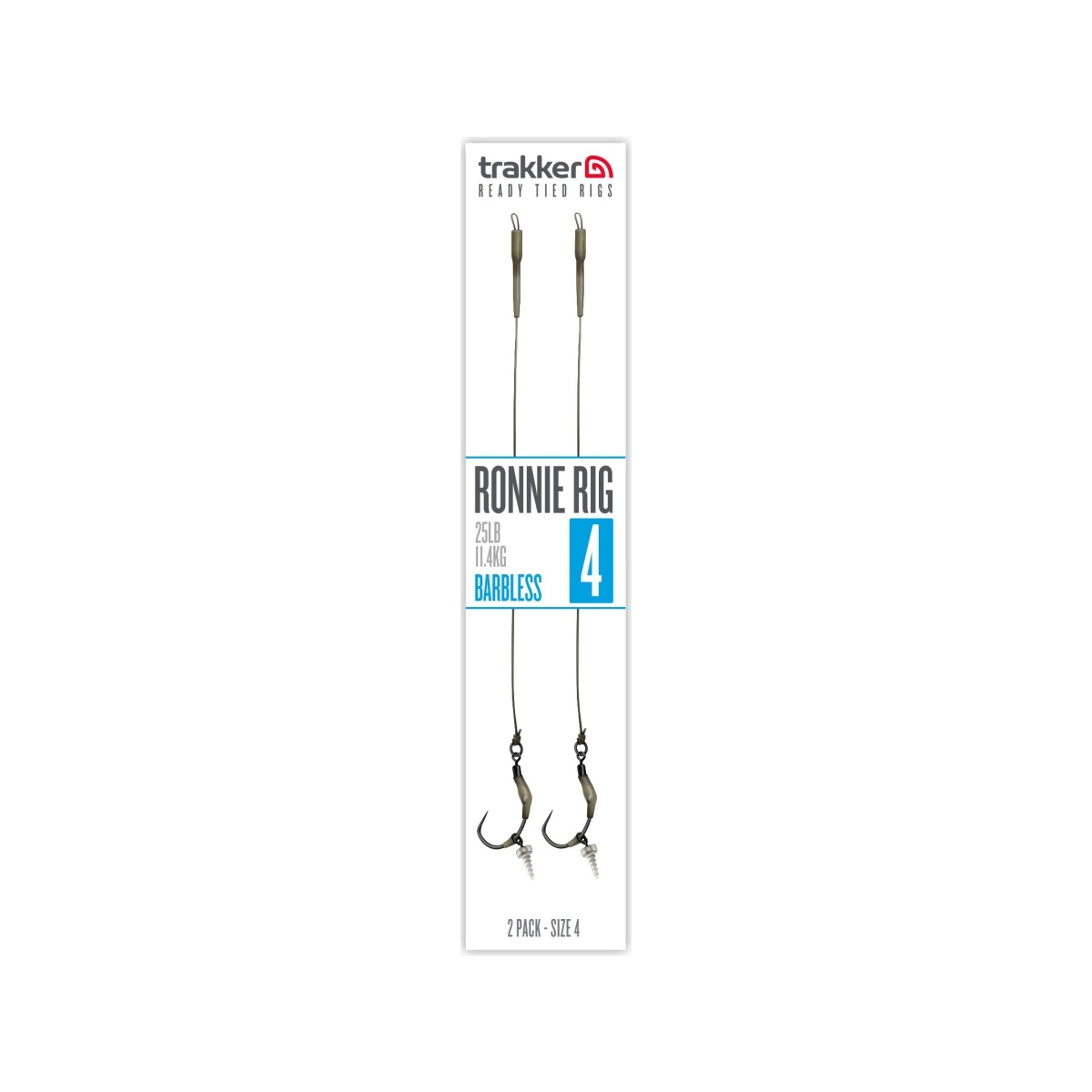 Trakker Ronnie Rigs (Barbless)rozmiar 4 (bezzadziorowy) - MPN: 228749 - EAN: 5056618311941