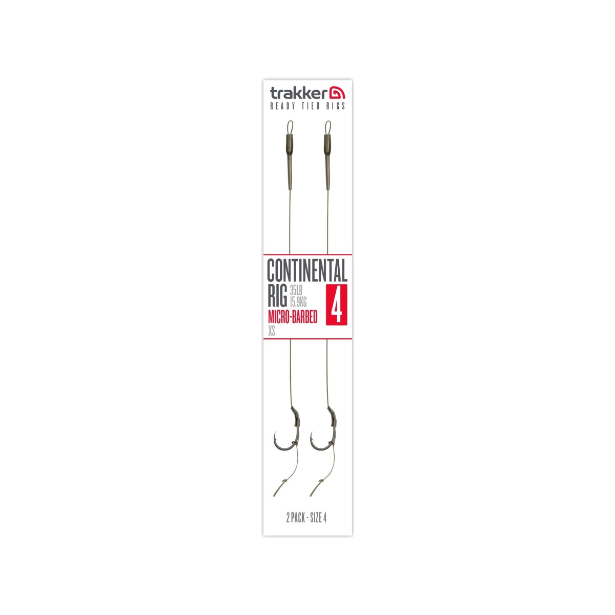 Trakker Continental Ready Rigs (Micro Barb.)rozmiar 4 - MPN: 228756 - EAN: 5056618311903