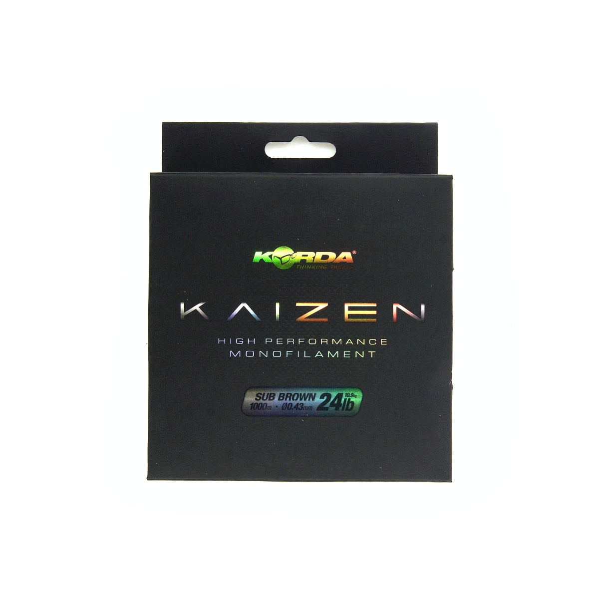 Korda Kaizen Mono - Brownmodel 0.43mm (25lb / 10.9kg) - 1000m - MPN: KDCM24 - EAN: 5056832400506